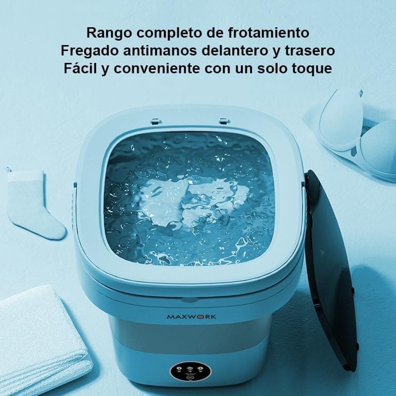 Mini lavadora portátil con capacidad de 8 litros en Amazon