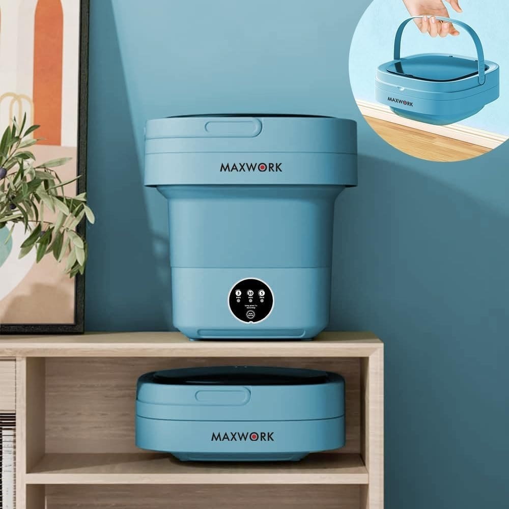 Mini lavadora portátil con capacidad de 8 litros en Amazon