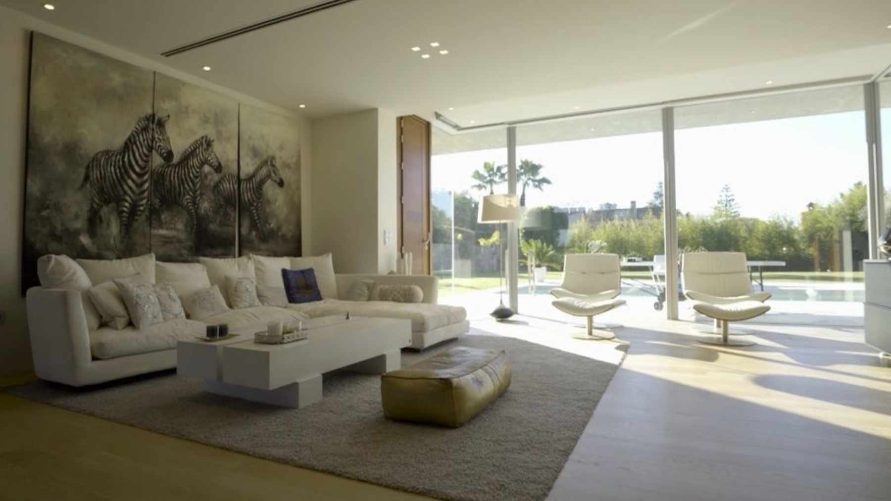 Salón de la casa de Joaquín Sánchez y Susana Saborido