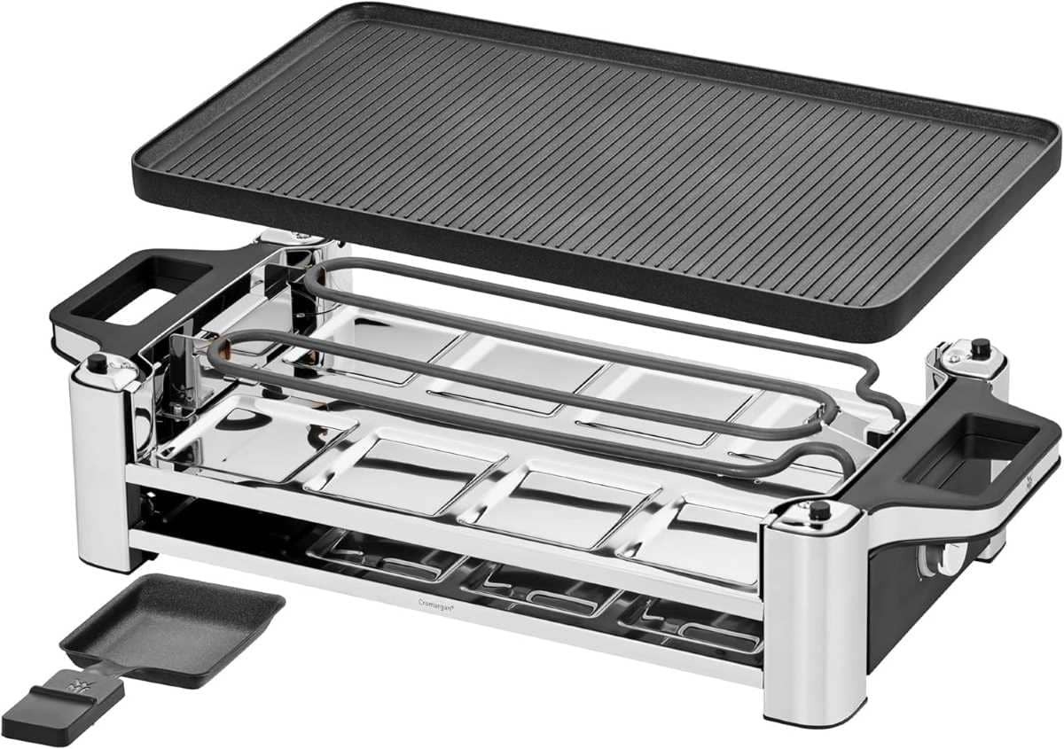 WMF Lono 3 en 1 Parrilla Raclette Grill y Crepera 1500 W de Amazon