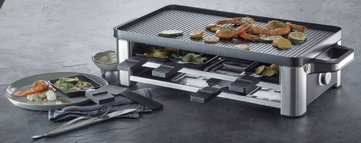 WMF Lono 3 en 1 Parrilla Raclette Grill y Crepera 1500 W de Amazon