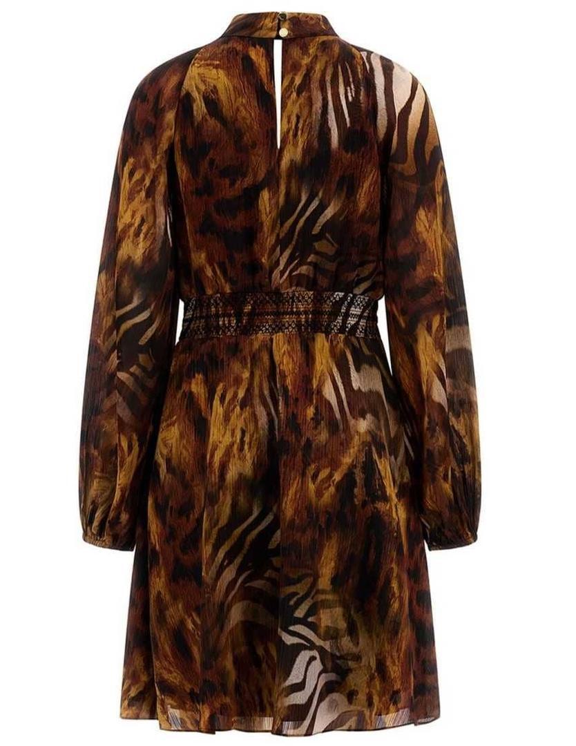 Guess Vestido camisero corto animal print de El Corte Inglés