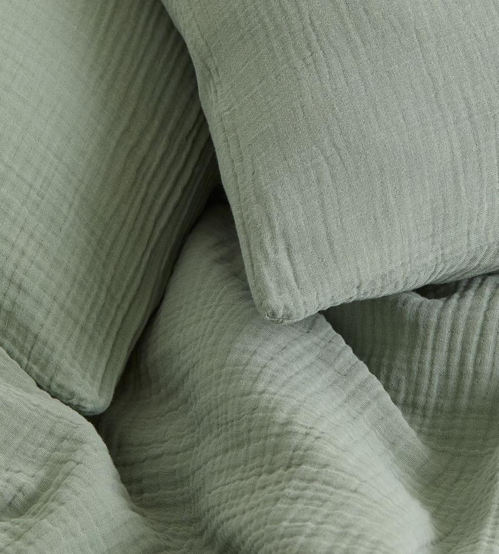 Conjunto de funda nórdica doble de muselina de H&M Home