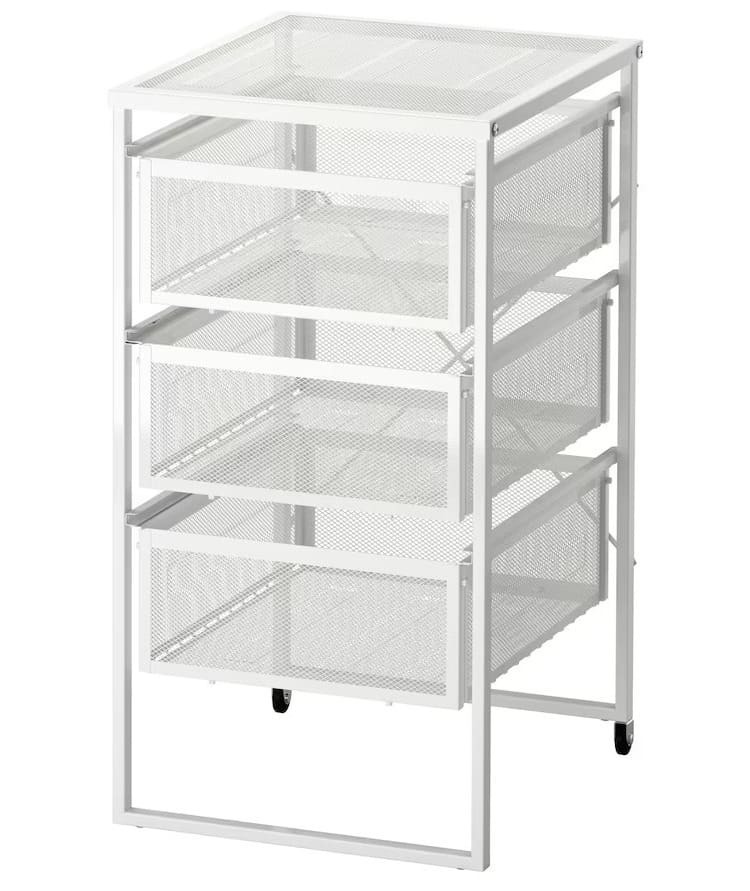 LENNART Cajonera de color blanco de Ikea