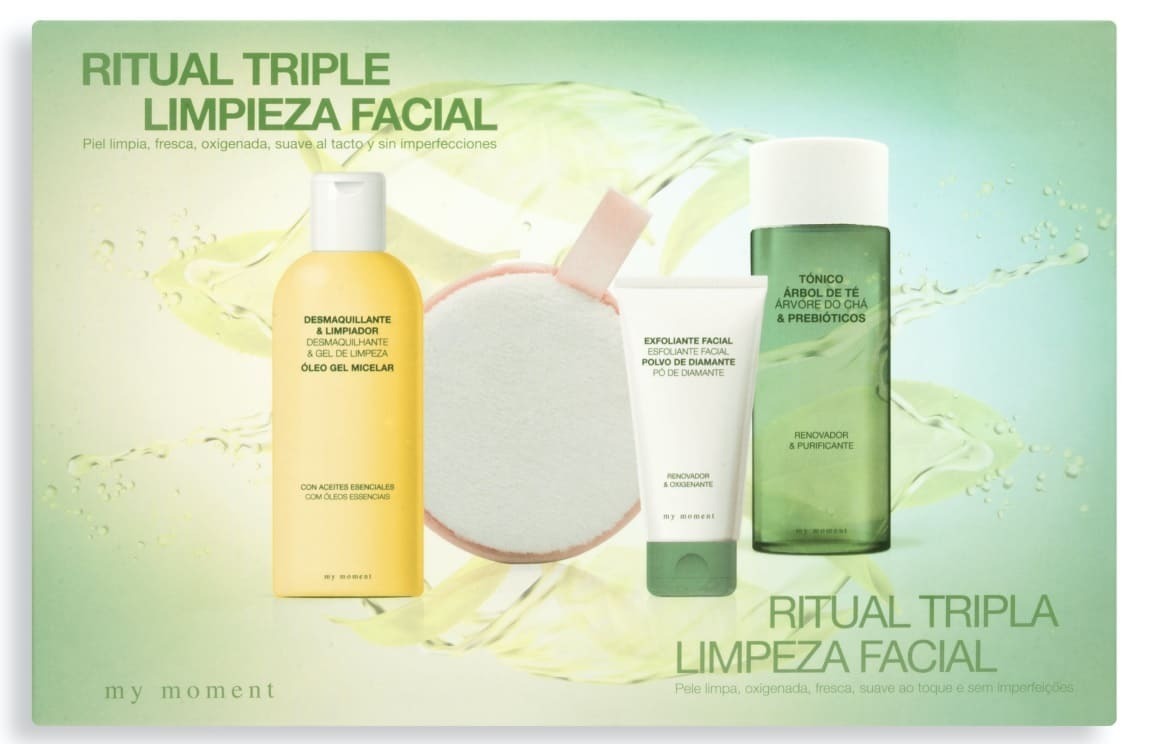 Ritual triple limpieza facial edición limitada My Moment de Mercadona