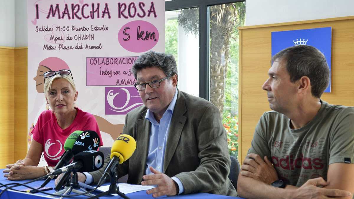 Presentada la Gran Marcha Solidaria de la Asociación de Mujeres Mastectomizadas de Jerez (AMMA)