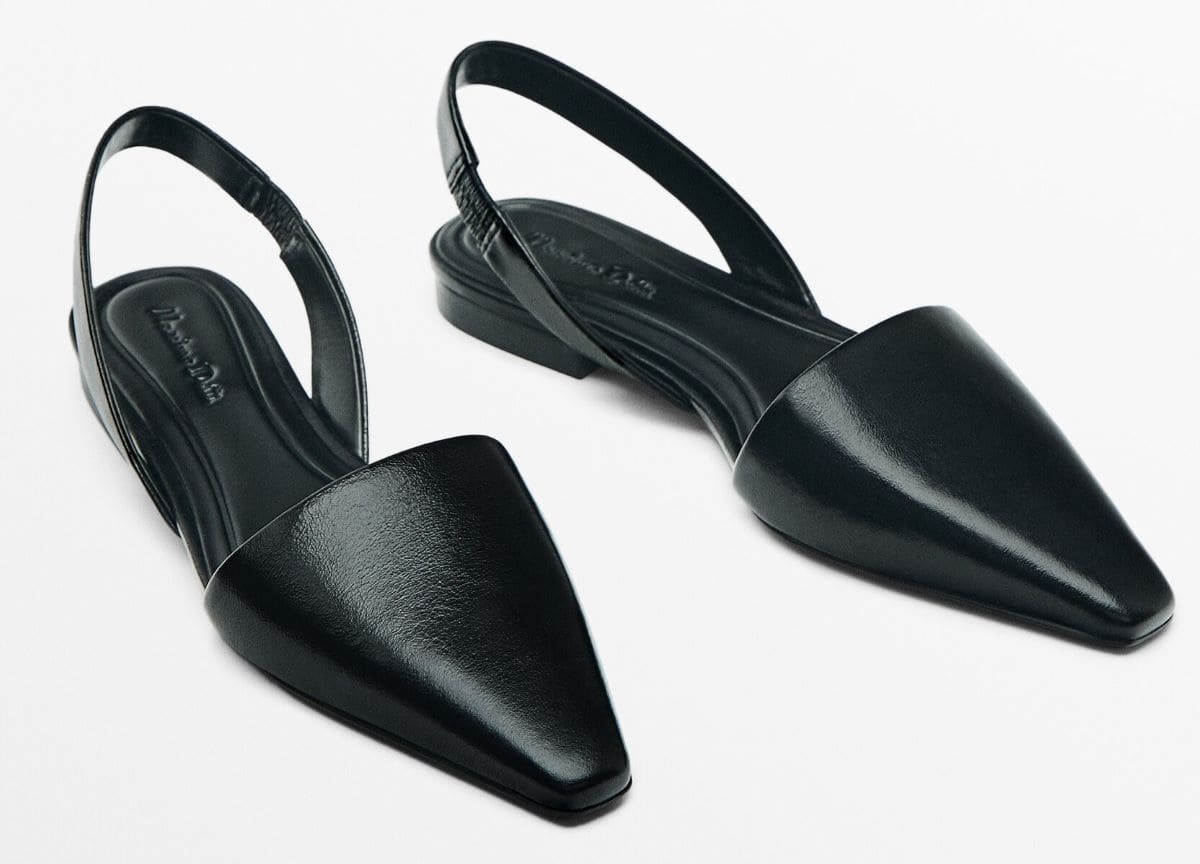 Bailarinas de piel destalonadas