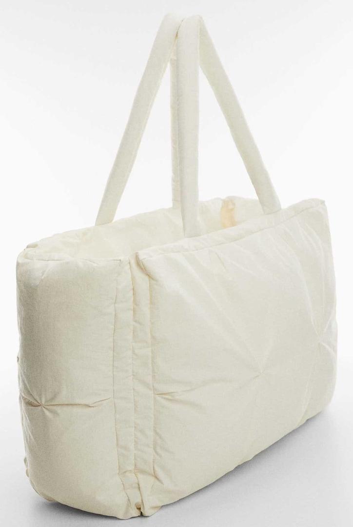Bolso shopper acolchado de Mango