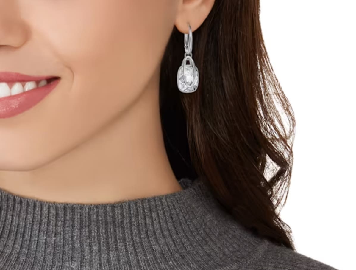 Pendientes de fiesta modelo Holding de Swarovski