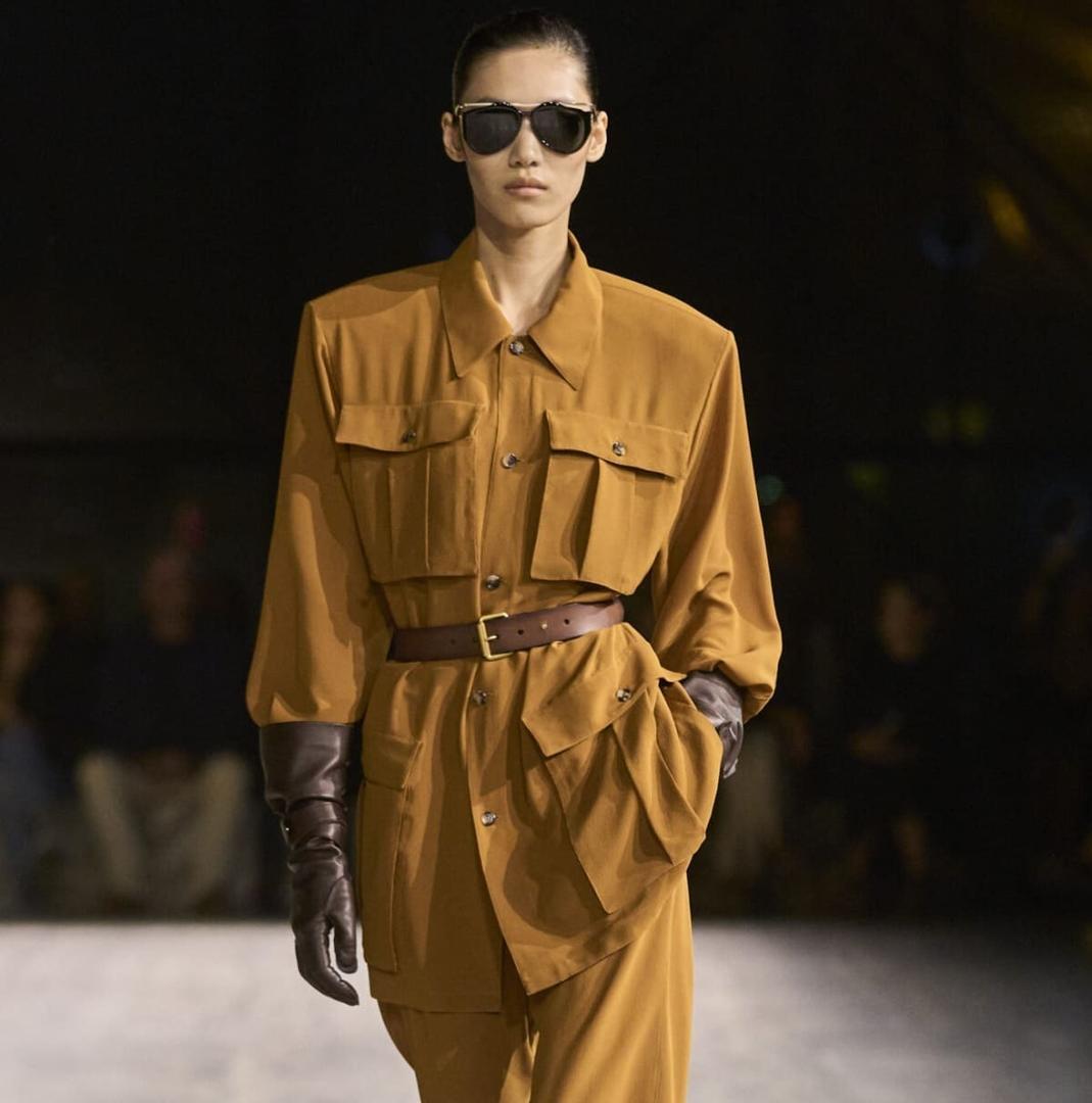 Chaqueta sahariana de Saint Laurent