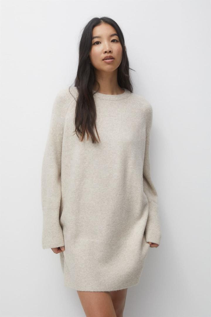 Vestido corto de punto de Pull&Bear