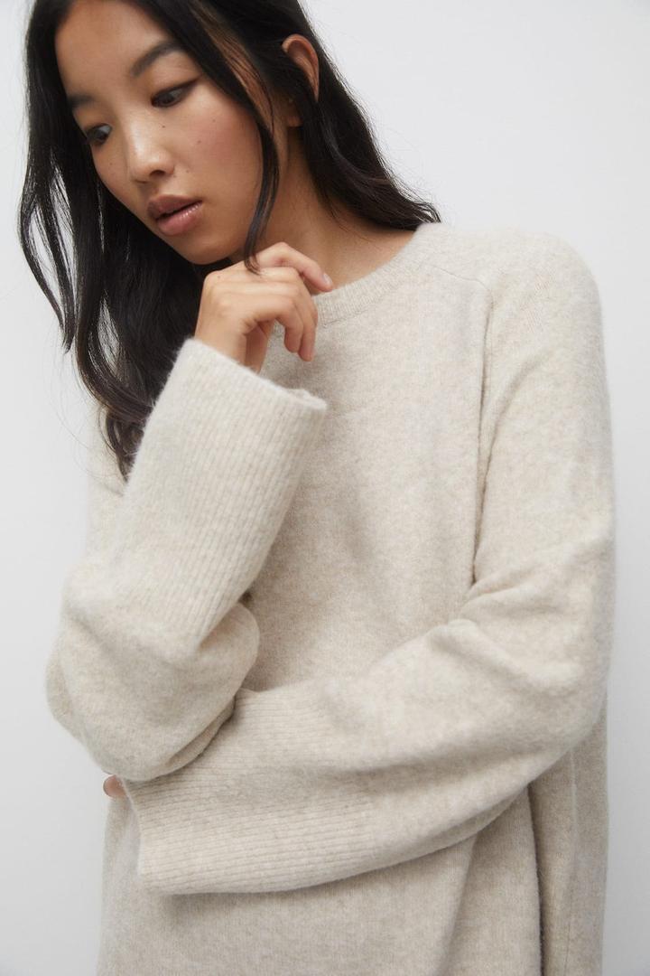 Vestido corto de punto de Pull&Bear