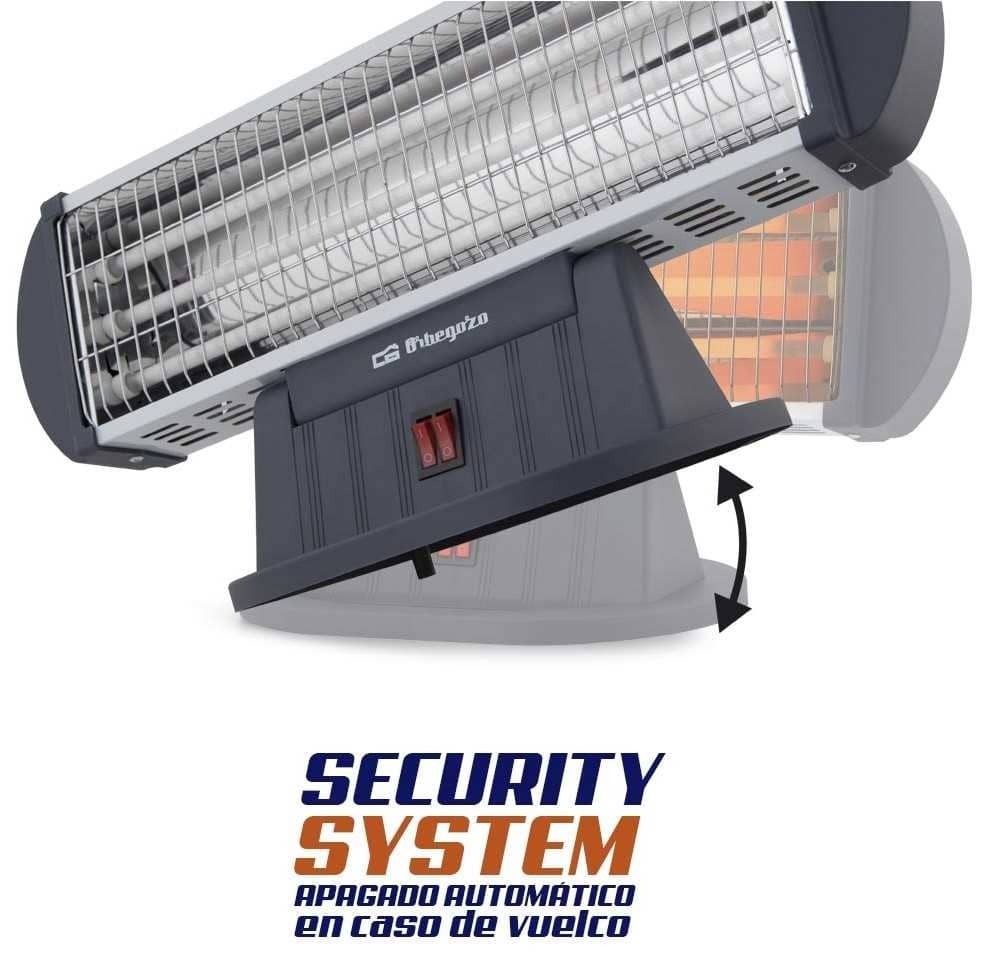 Estufa eléctrica Orbegozo BP 0204 Potencia 1200W