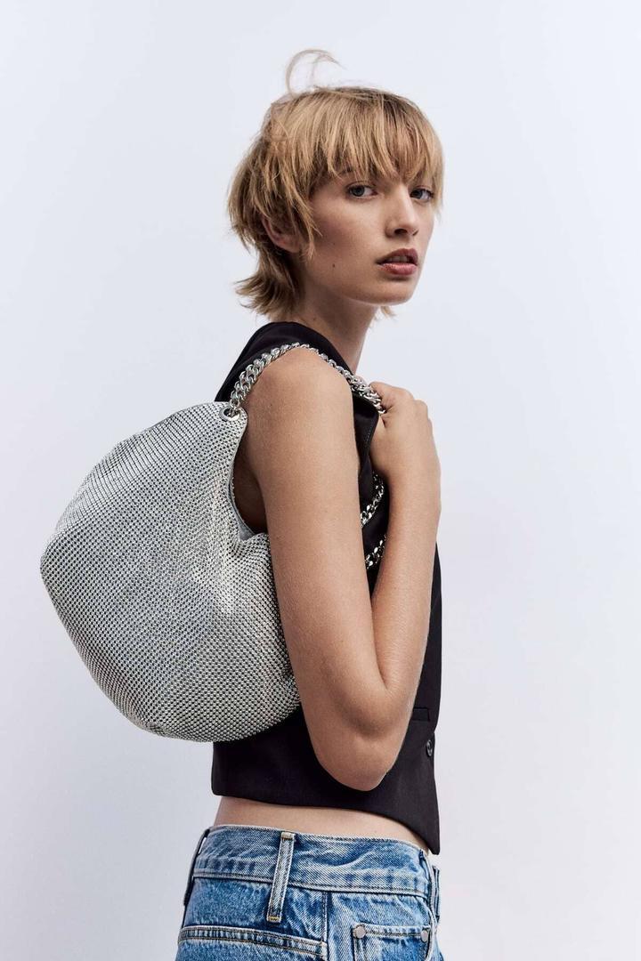 Mini shopper con brillos