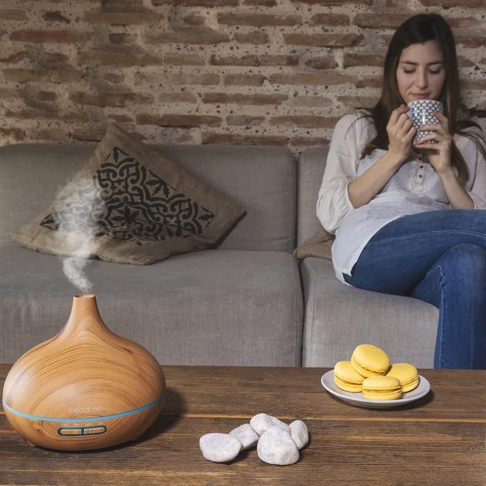 Humidificador ultrasónico y difusor de aromas con temporizador de Cecotec en Amazon