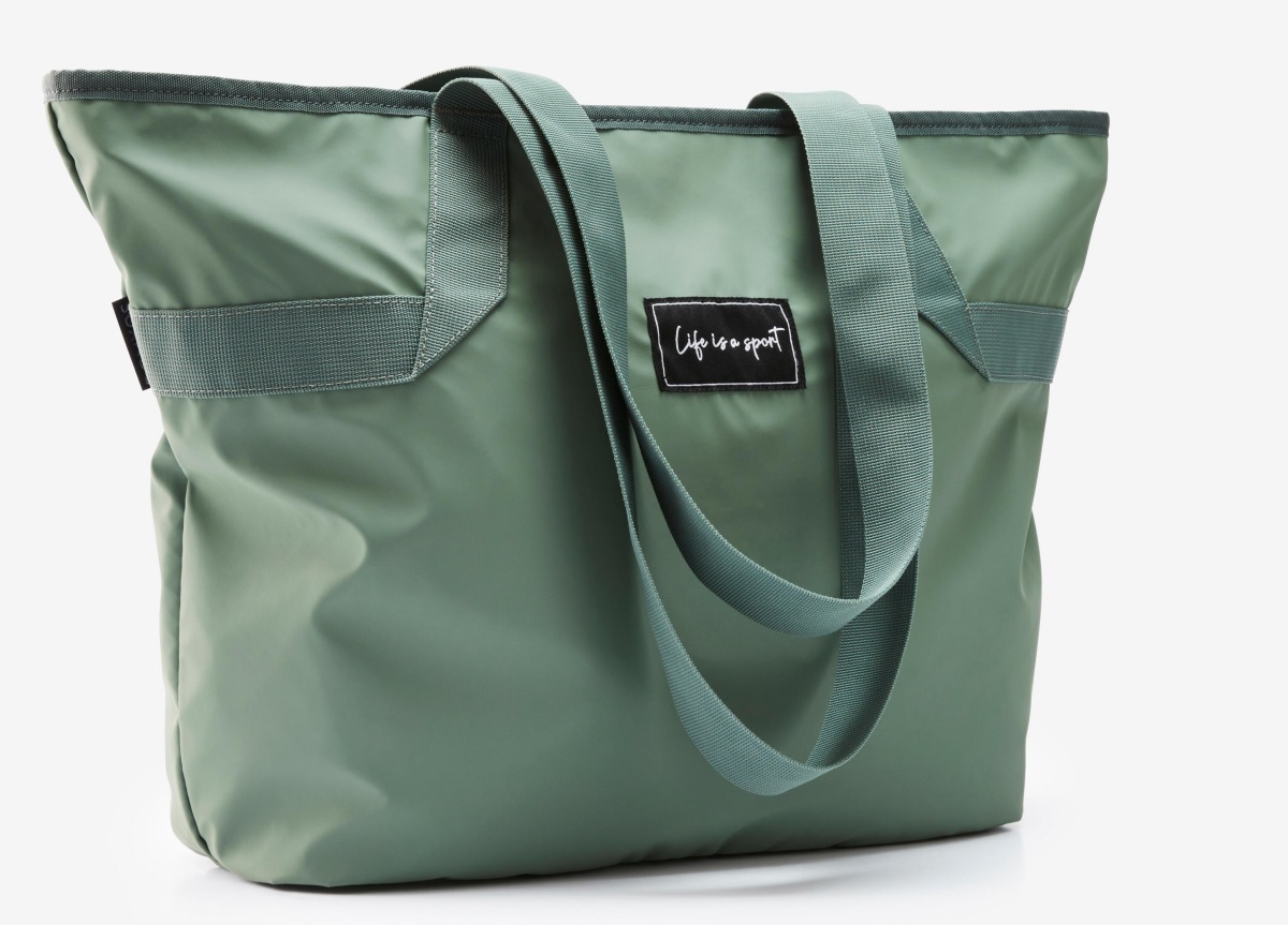 Bolso shopping de Domyos color verde en Decathlon