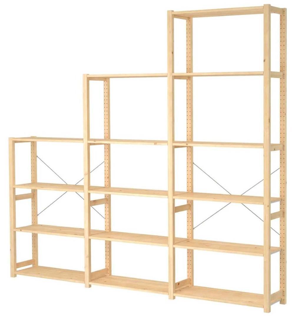 Estantería IVAR Secciones baldas de pino de Ikea