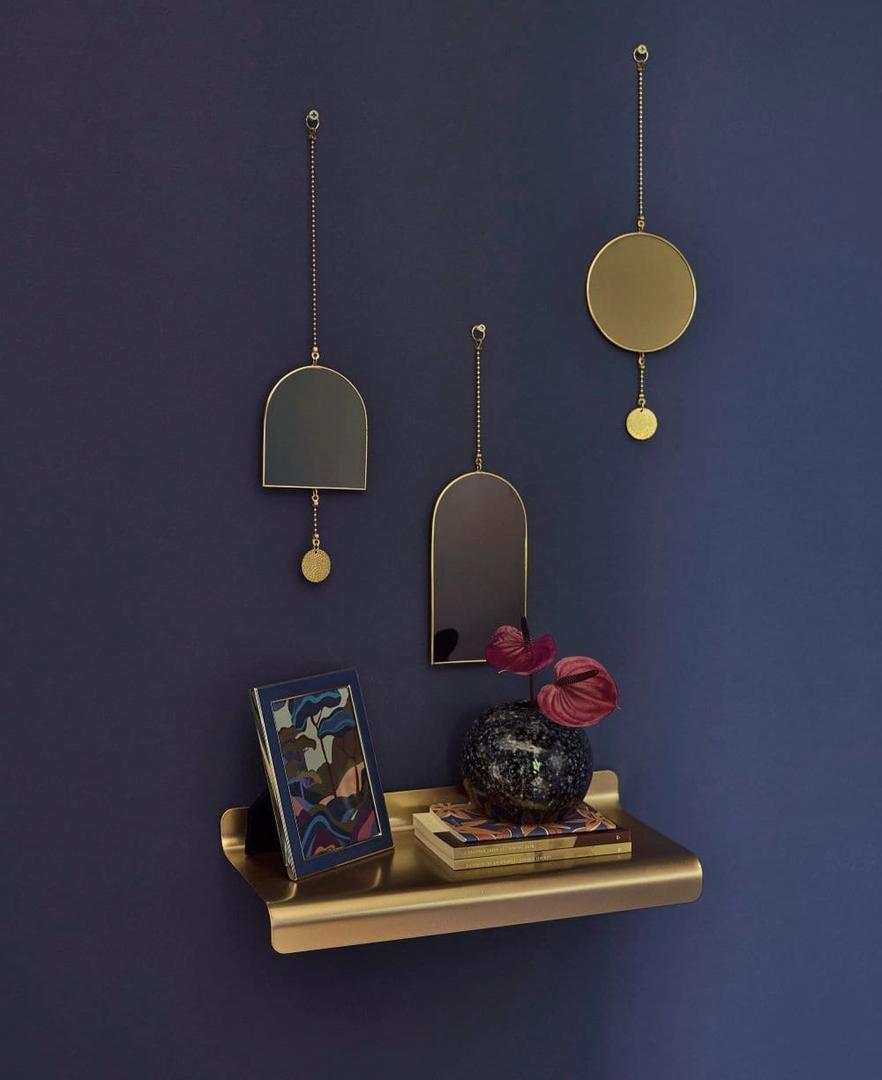 Decoración de pared con espejos multicolores NESO