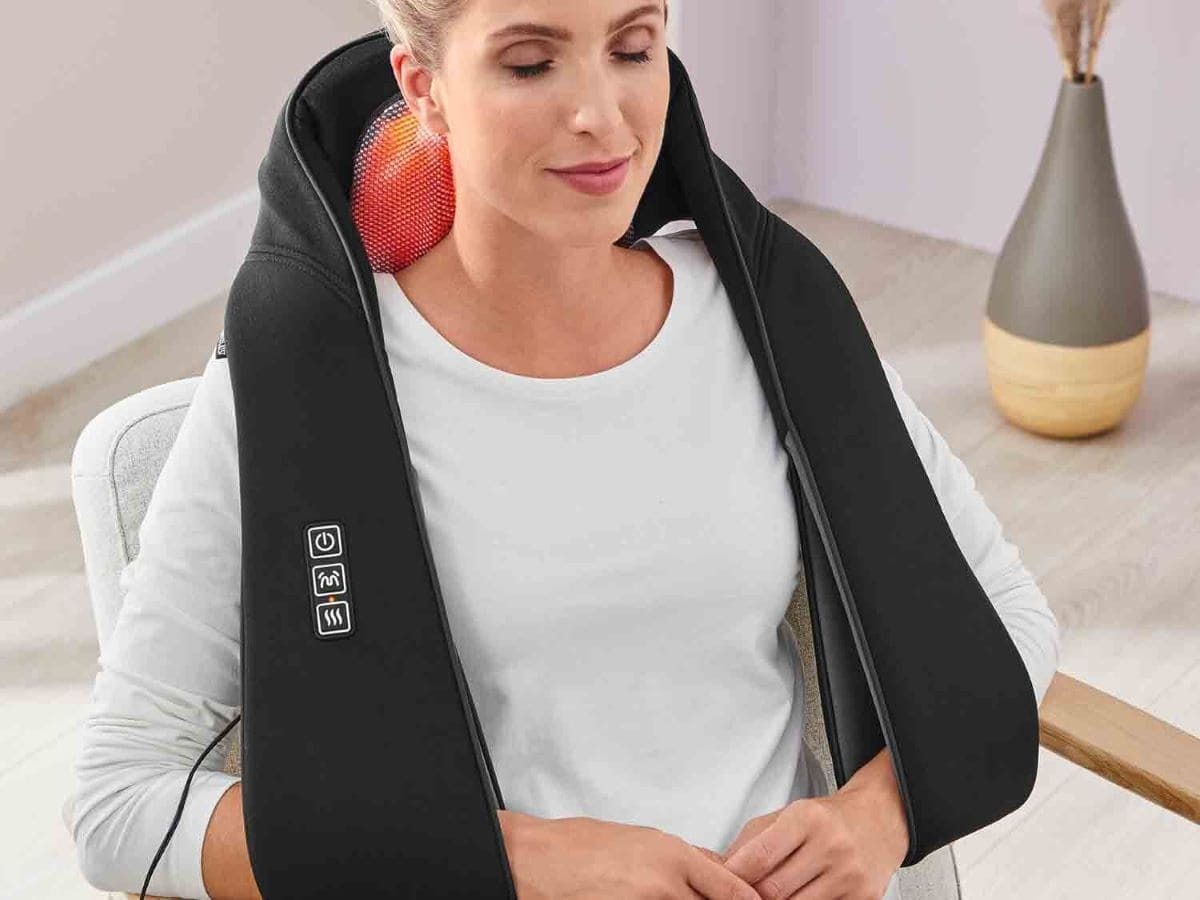 Aparato de masaje shiatsu para la nuca Silver Crest