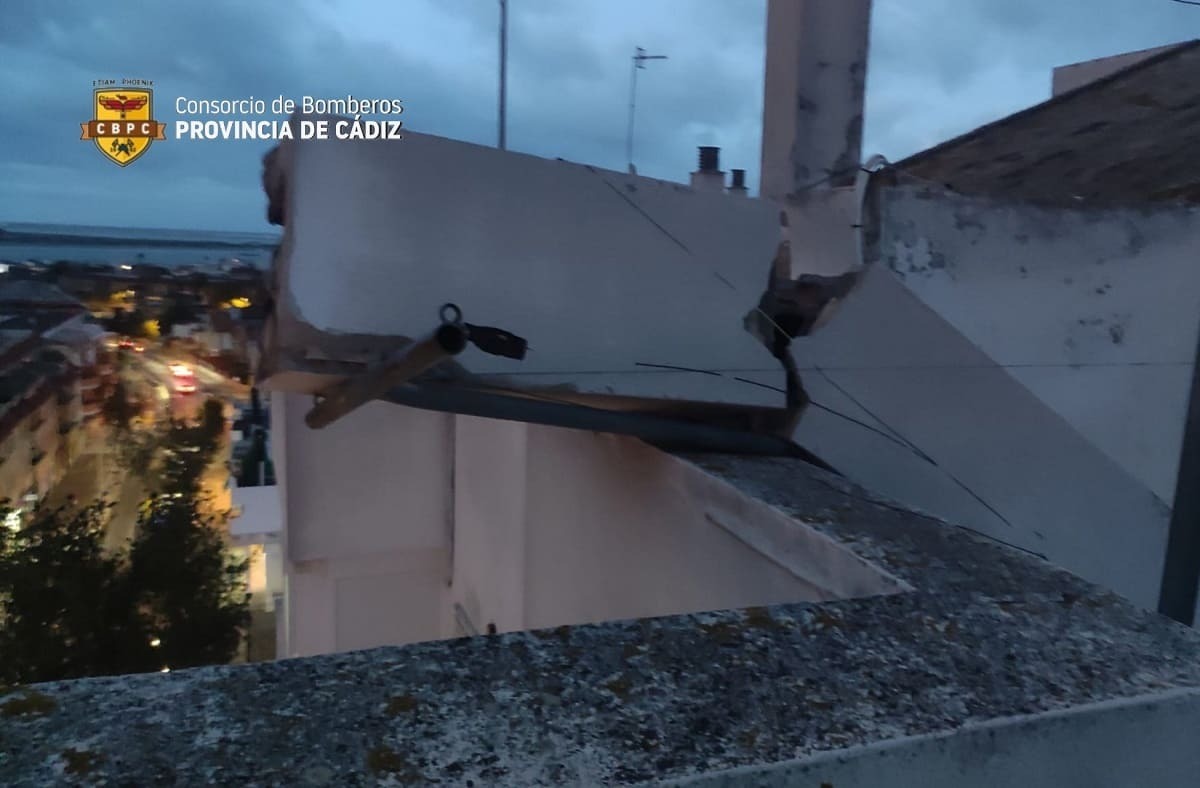 El temporal se ha cebado con la provincia de Cádiz