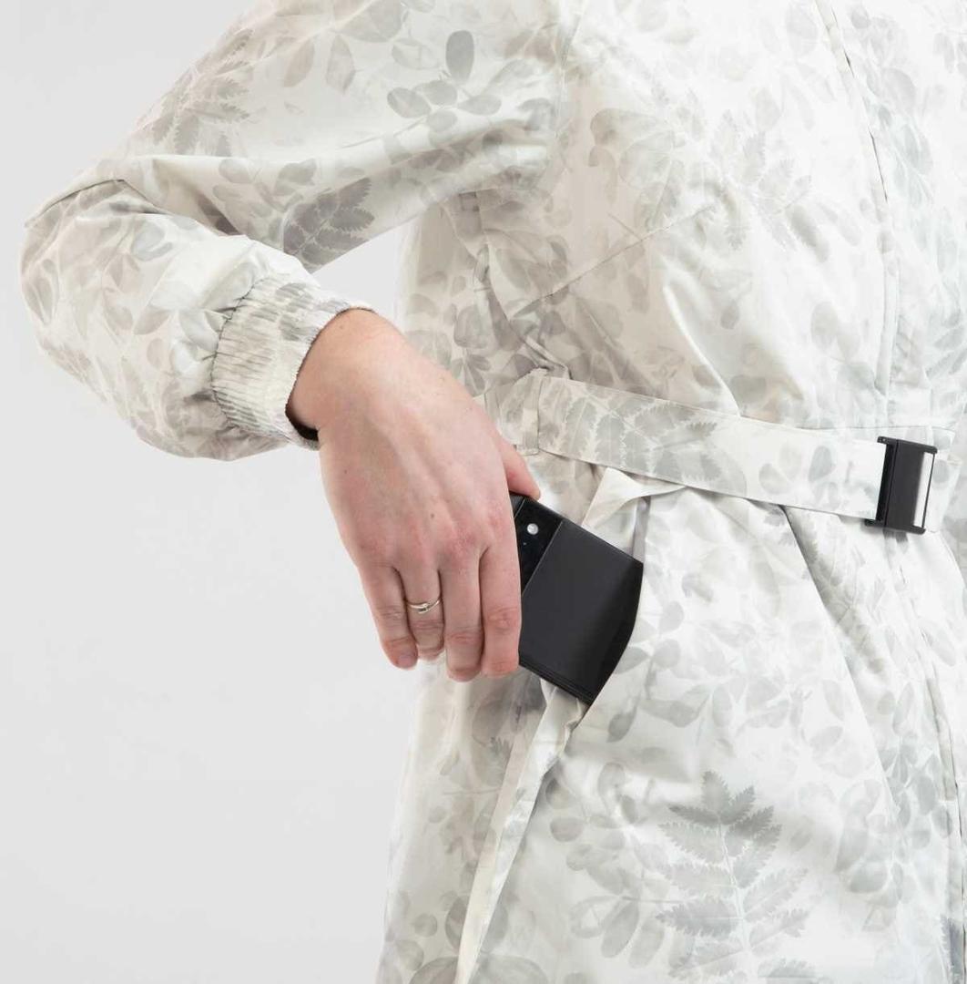 Chubasquero largo de montaña y trekking Mujer Quechua Raincut Long