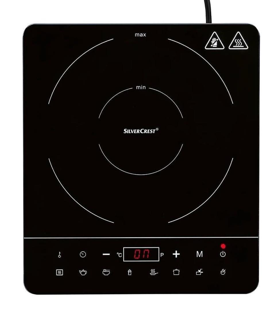 Placa de inducción portátil de 2200 W Silver Crest