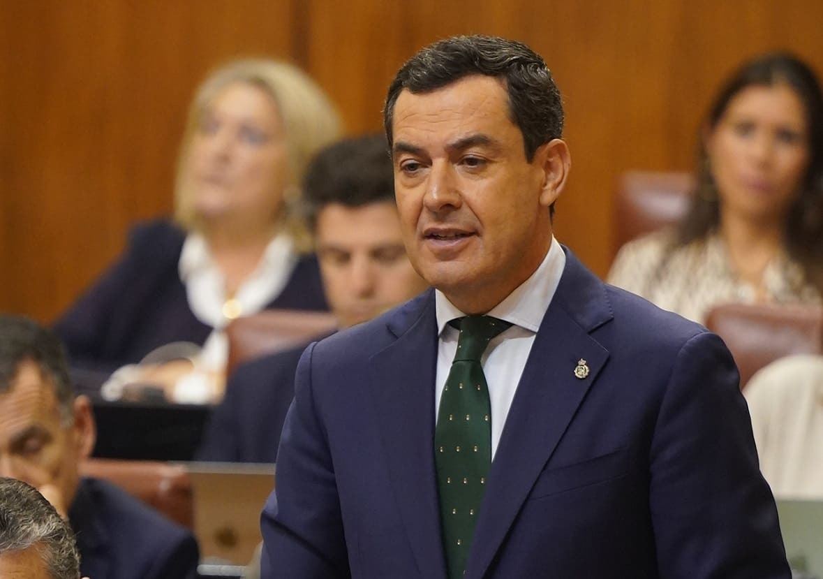 El presidente de la Junta de Andalucía, Juanma Moreno (6)