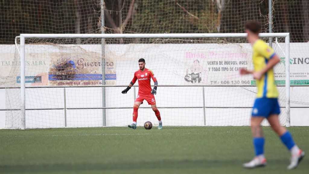 Santos en el partido frente al Conil | Xerez CD