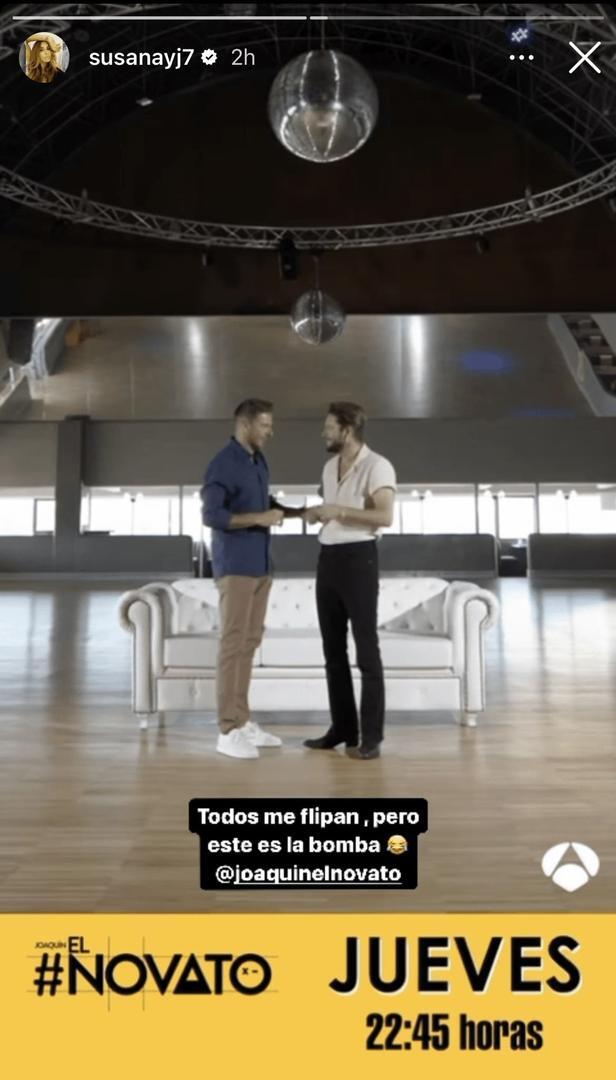 Susana Saborido promociona en Instagram la entrevista de Joaquín a Manuel Carrasco