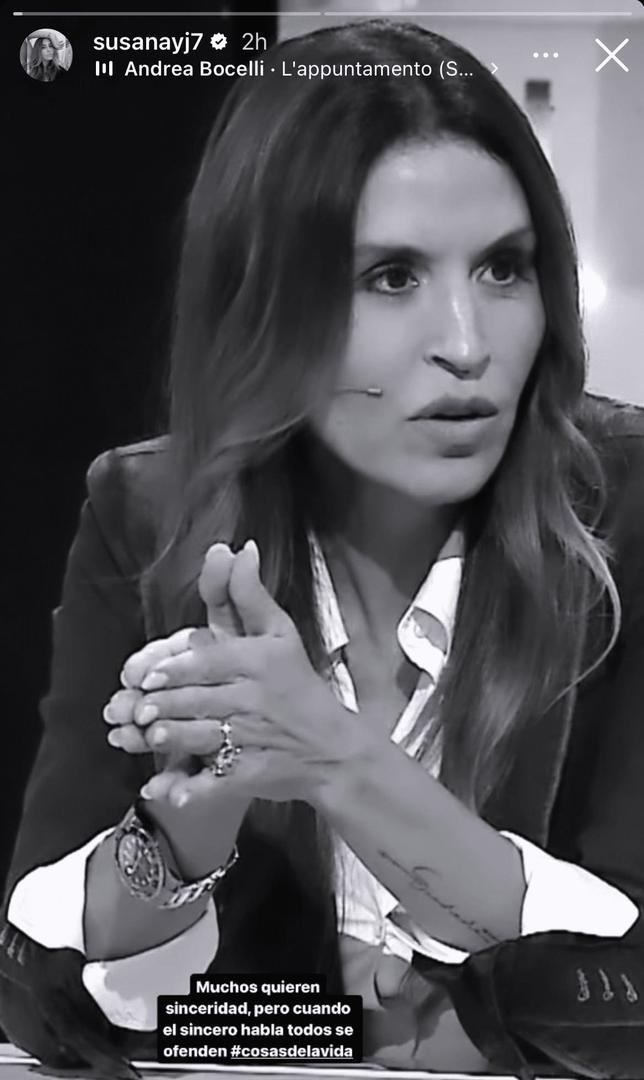 El enigmático mensaje de Susana Saborido en Instagram