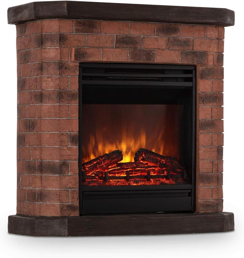 Chimenea eléctrica con efecto llamas de Klarstein en Amazon