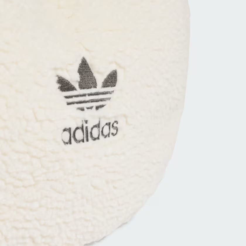Bolso para el hombro blanco con pelito de Adidas