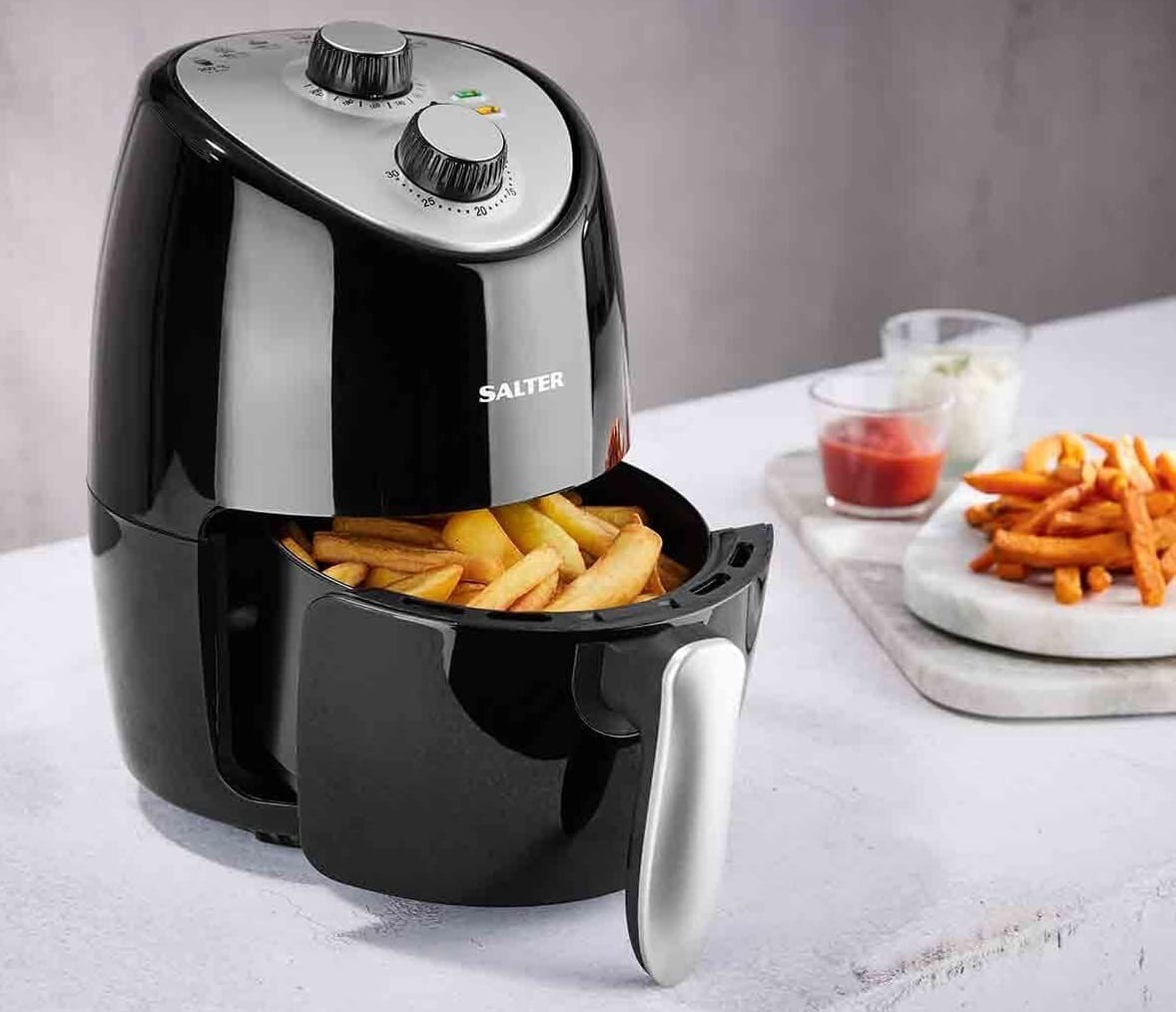 Freidora de aire de dos litros de la firma Salter en Lidl