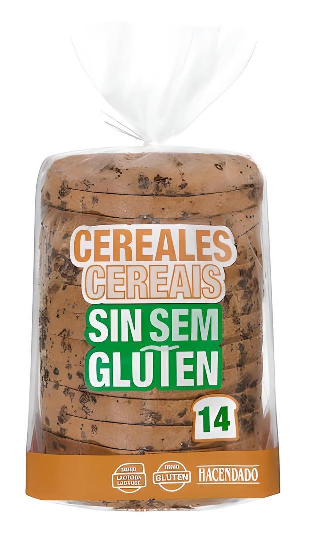 Pan de molde de cereales sin gluten