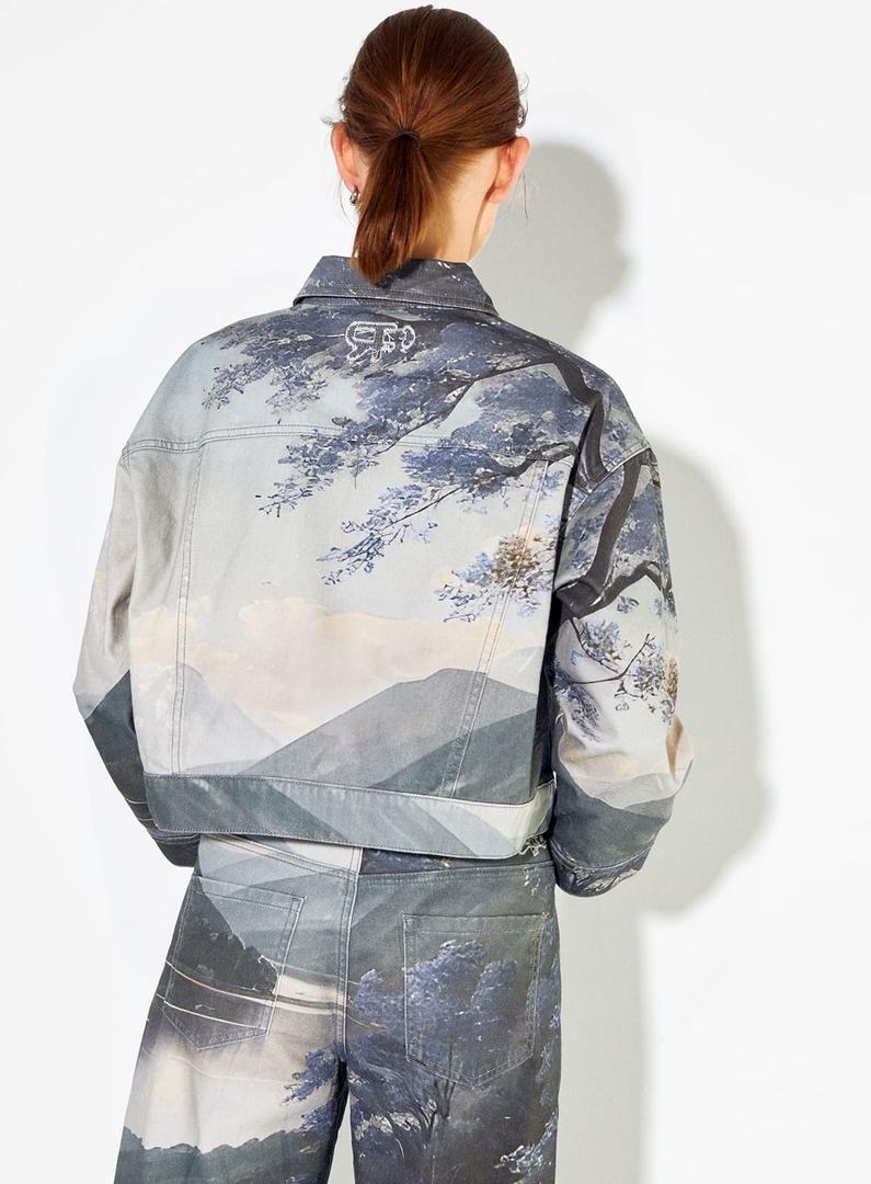 Chaqueta estampada 100 algodón de Parfois