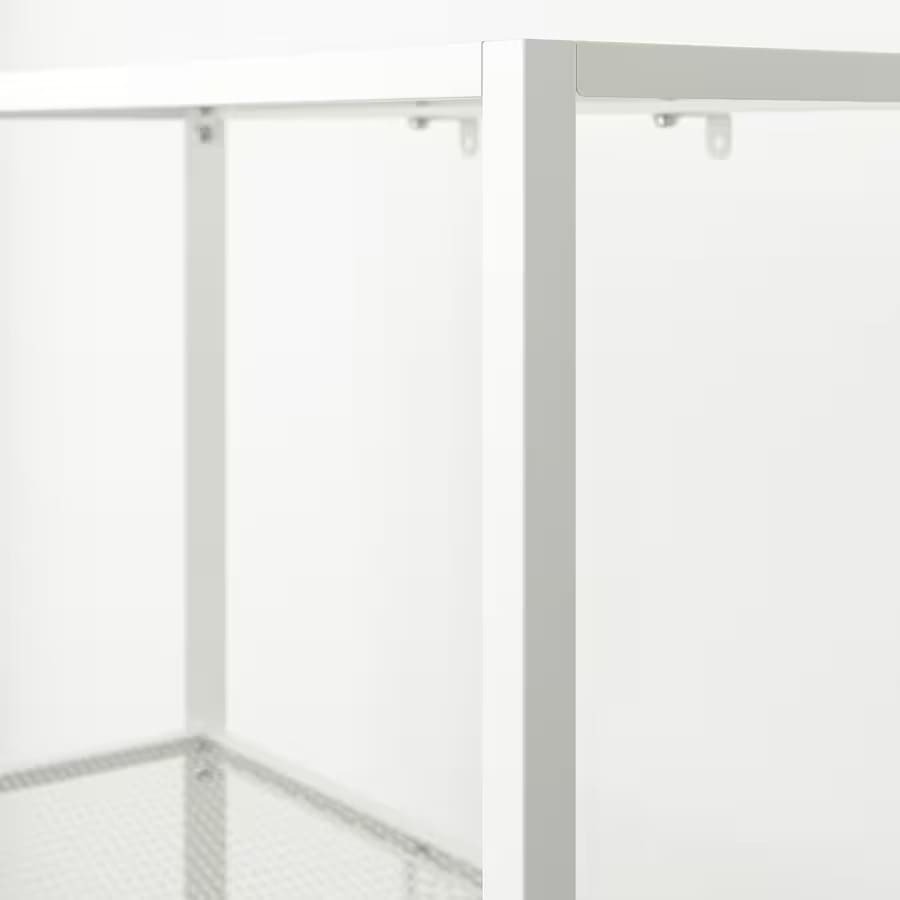 BAGGEBO Estantería de metal blanco de Ikea