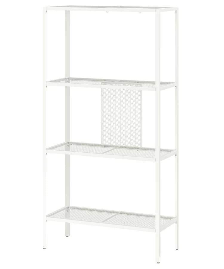 BAGGEBO Estantería de metal blanco de Ikea