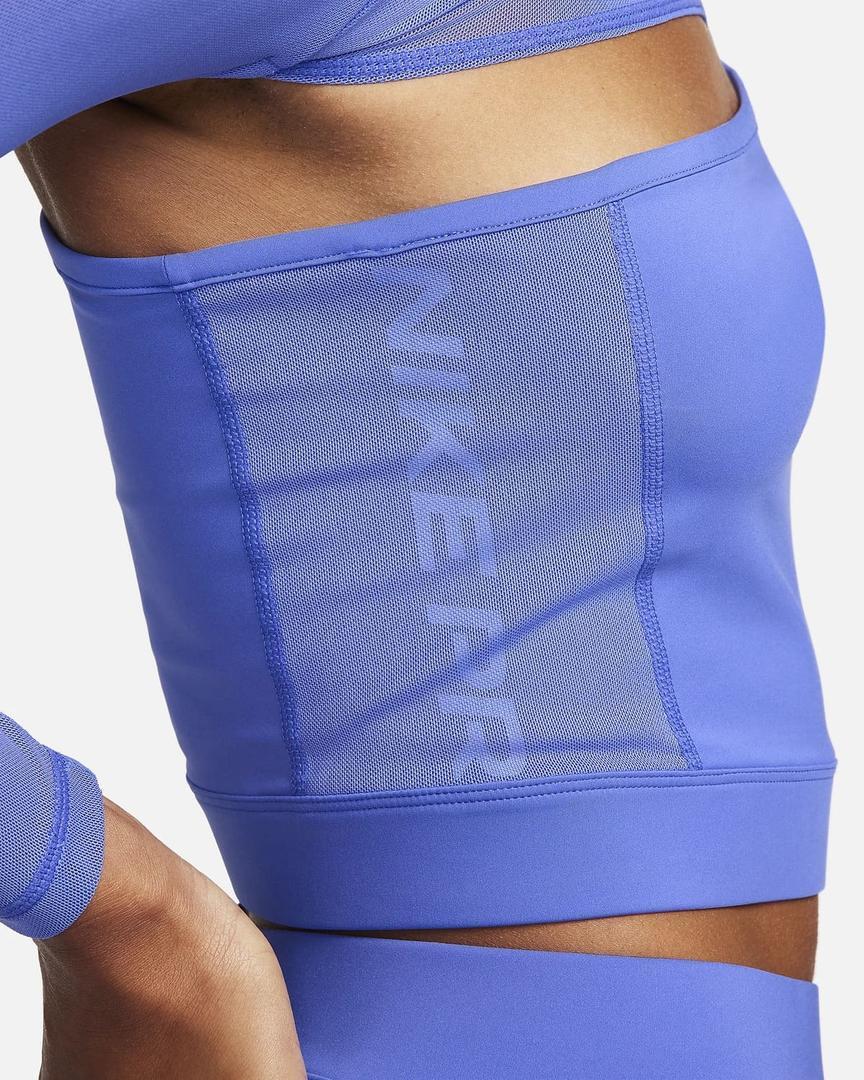 Crop top de manga larga para mujer Nike Pro