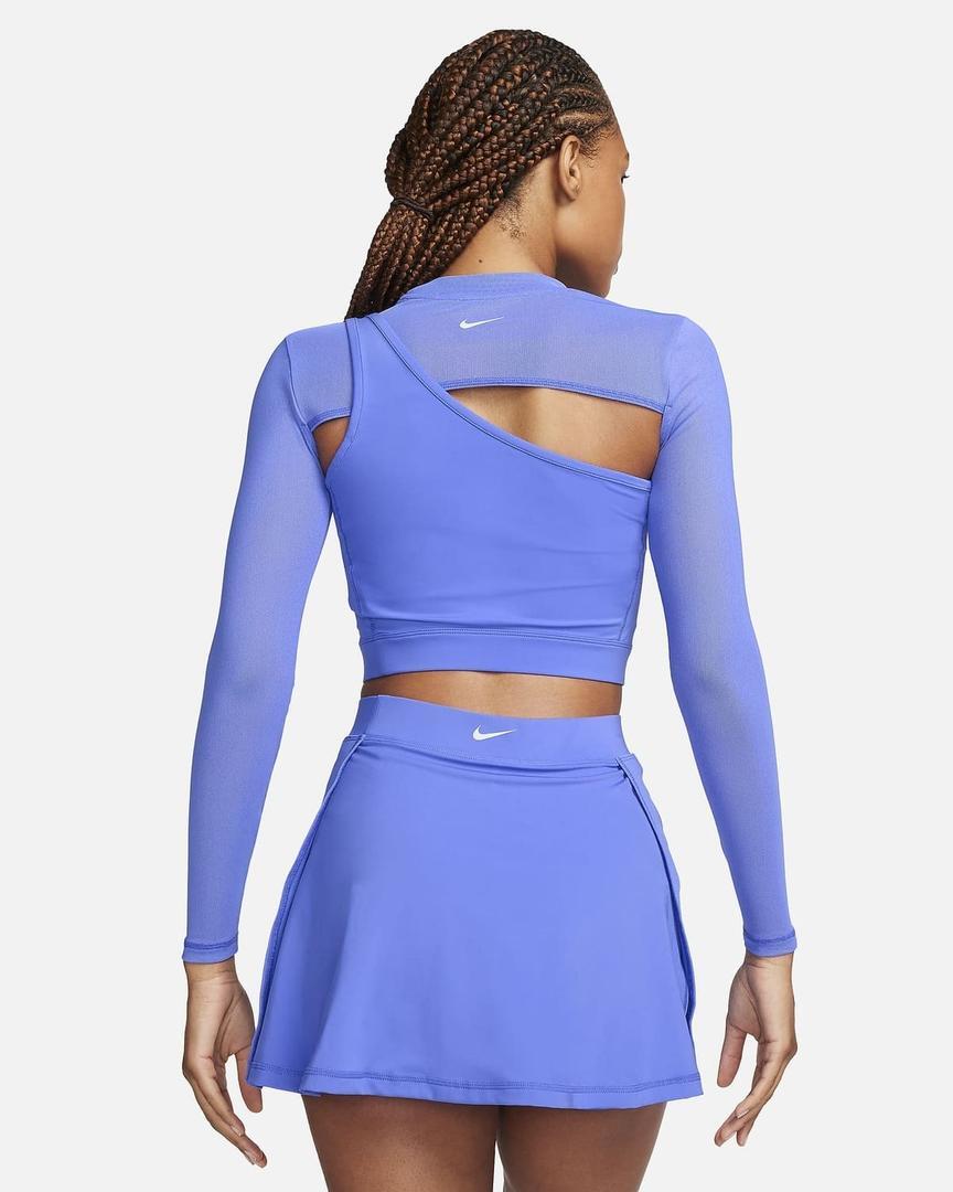 Crop top de manga larga para mujer Nike Pro