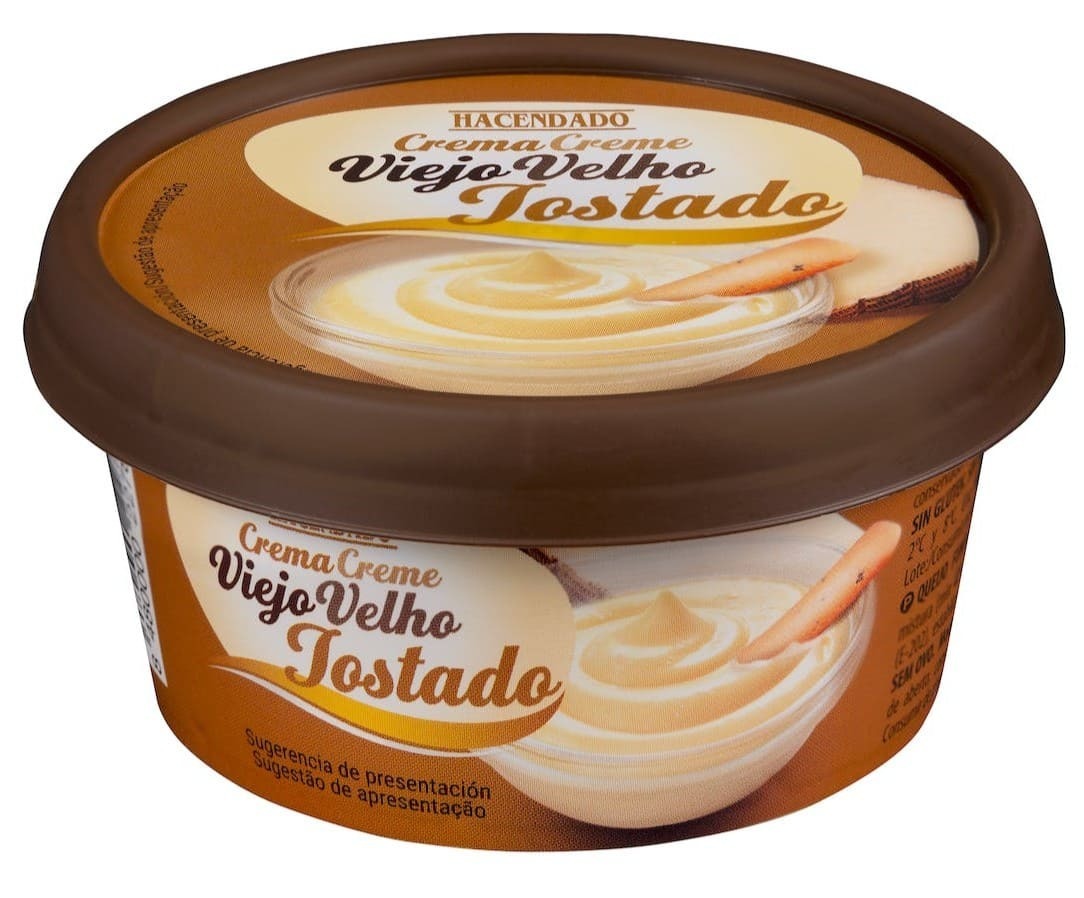 Crema de queso viejo tostado
