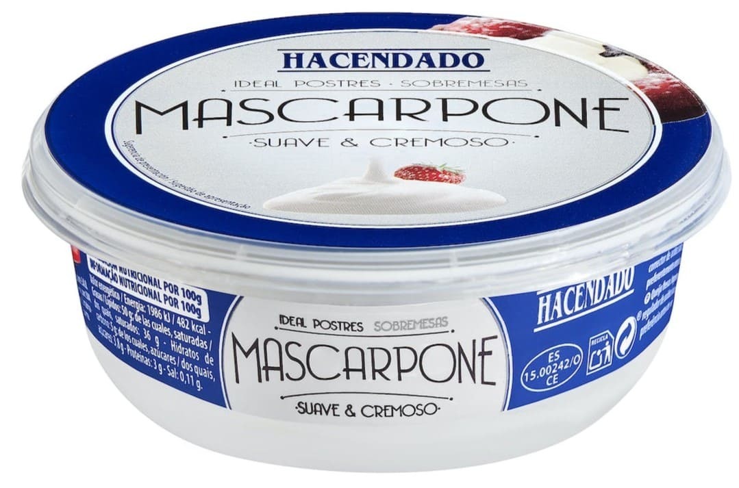 Queso mascarpone Hacendado