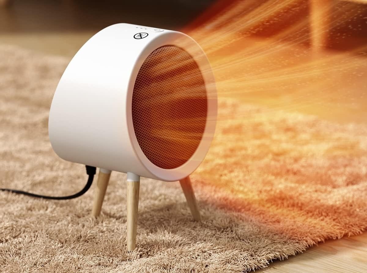 Calefactor moderno de la firma Gaiatop en Amazon