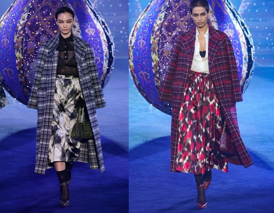 Abrigos de desfile AW 23 24 Dior