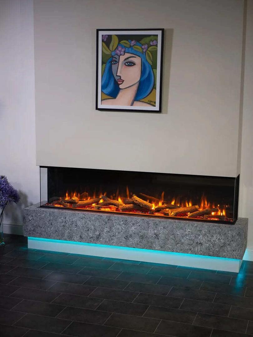 Chimenea eléctrica CH&JEN 4D i1500E Wifi de Leroy Merlin