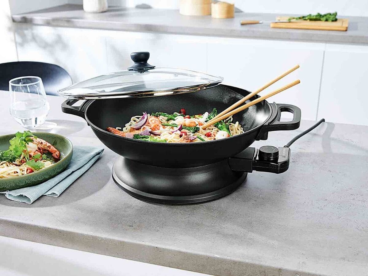 Sartén eléctrica multifuncional de Lidl