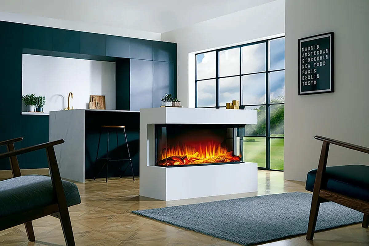Chimenea eléctrica CH&JEN 4D i1500E Wifi de Leroy Merlin
