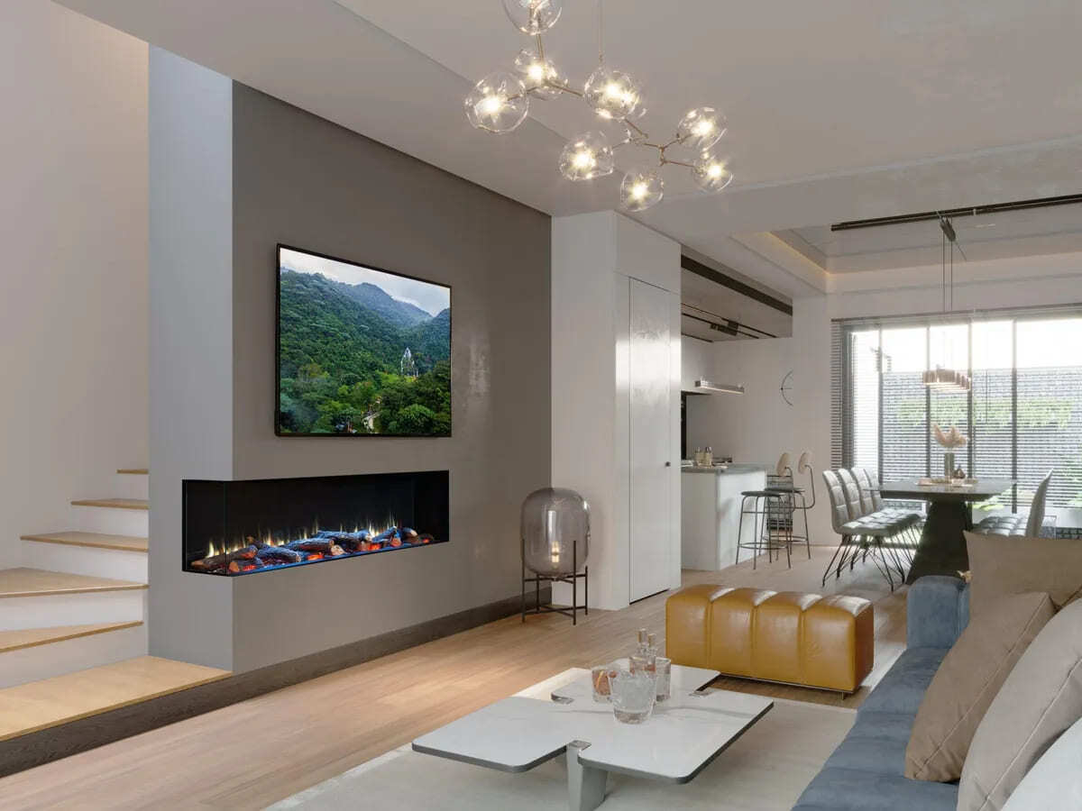 Chimenea eléctrica CH&JEN 4D i1500E Wifi de Leroy Merlin