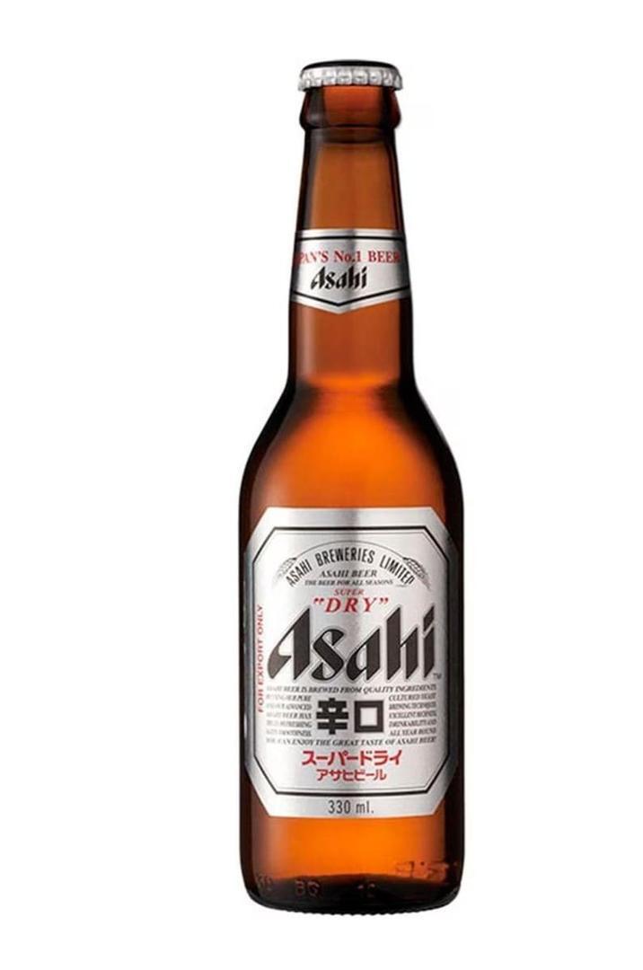Cerveza rubia japonesa artesana super dry Asahi
