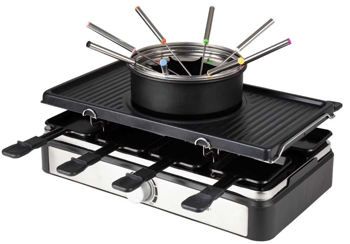 Set de raclette, parrilla y fondue 1400 W de Lidl