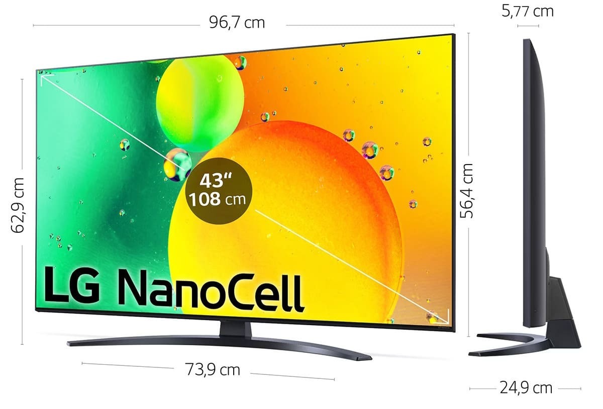 Televisión LED LG Nanocell 4K Smart TV WebOS 22 en El Corte Inglés